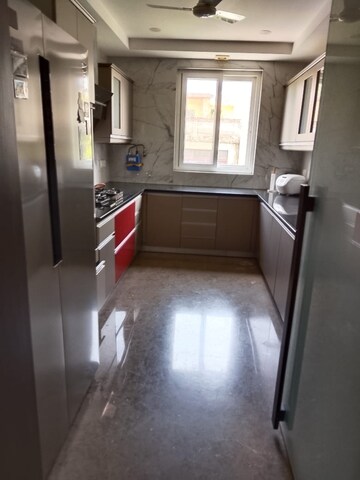 Kitchen in 4 BHK Builder Floor at Green Park Extension – for Rent