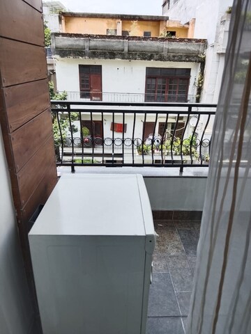 Balcony in 4 BHK Builder Floor at Green Park Extension – for Rent