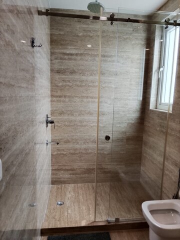 Bathroom in 4 BHK Builder Floor at Green Park Extension – for Rent
