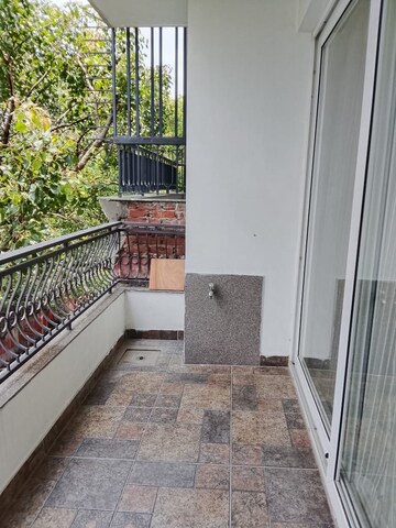 Balcony in 4 BHK Builder Floor at Green Park Extension – for Rent
