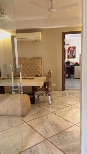 Living Room in 4 BHK Apartment at Green Park Extension – for Rent