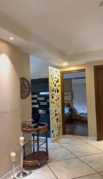 Living Room in 4 BHK Apartment at Green Park Extension – for Rent