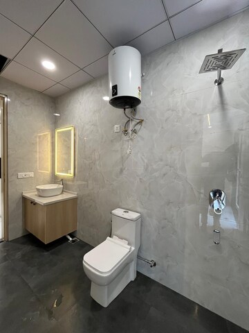 Bathroom in 2 BHK Builder Floor at Sushant Lok I – for Rent