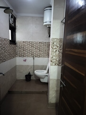 Bathroom in 3 BHK Builder Floor at Saket – for Rent