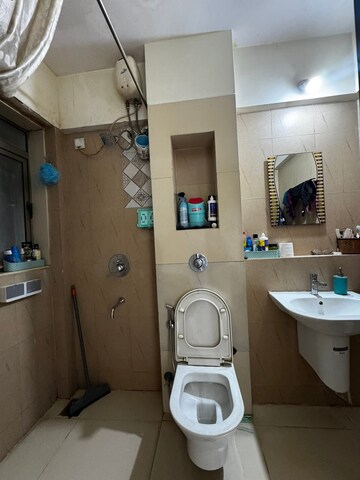 Bathroom in 3 BHK Apartment at Lodha Splendora, Ghodbunder Road – for Rent