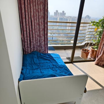 Balcony in 3 BHK Apartment at Kanakia Silicon Valley, Powai – for Rent