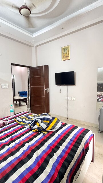 Bedroom in 2 BHK Builder Floor at Ansal Sushant Lok I, Sector 43 – for Rent