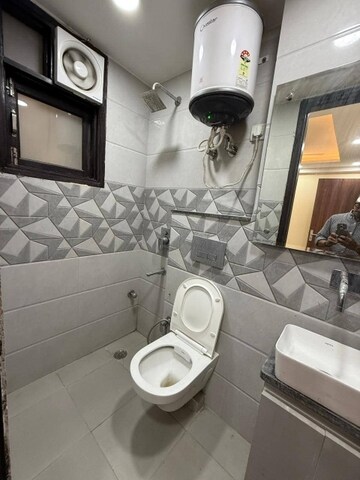 Bathroom in 2 BHK Apartment at Freedom Fighters Enclave – for Rent