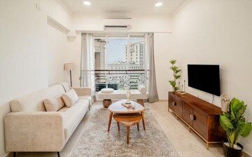Living Room in 3 BHK Apartment at Hiranandani Gardens Eldora, Powai – for Sale