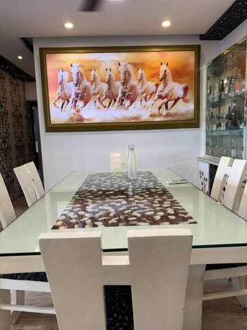 Team Area in 2 BHK Apartment at Ajmera Zeon, Bhakti Park – for Rent