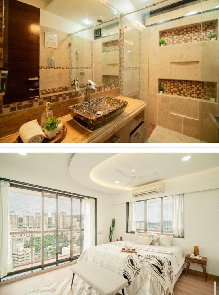 Kitchen, lake-front-solitaire 3 Bedroom 1710 Sq.Ft. Apartment In Powai Mumbai 9022264