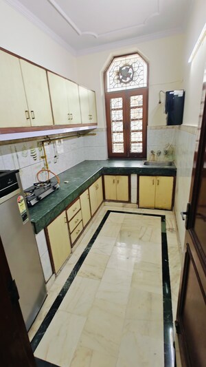 Kitchen in 3 BHK Builder Floor at East Of Kailash – for Rent