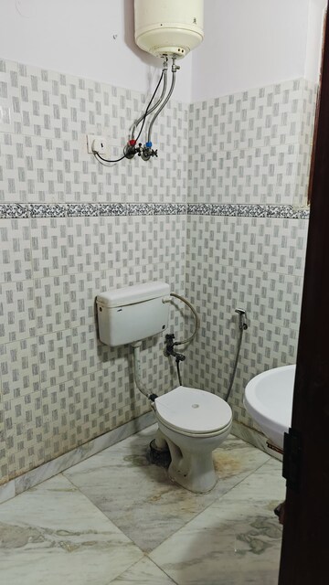 Bathroom in 3 BHK Builder Floor at East Of Kailash – for Rent