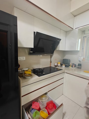Kitchen in 3 BHK Apartment at Hiranandani Heritage Tower, Powai – for Sale