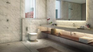 Bathroom in 3.5 BHK Apartment at Conscient Hines Elevate, Sector 59 – for Sale