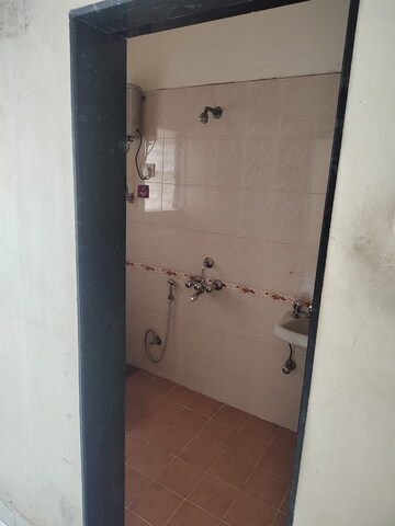 Bathroom in 2 BHK Apartment at Vedant Complex CHS, Samata Nagar – for Rent