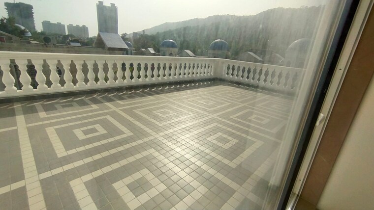 Balcony, cosmos-hawaiian-village 5 Bedroom 3000 Sq.Ft. Apartment In Ghodbunder Road Thane 9022452