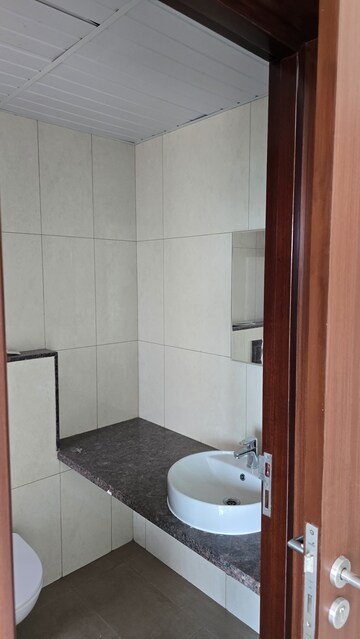 Bathroom in 3 BHK Apartment at L&T Raintree Boulevard, Hebbal – for Rent