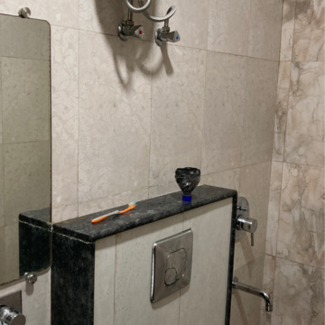 Kitchen in 1 RK Apartment at Arun Vihar Sector 37, Sector 37 – for Rent