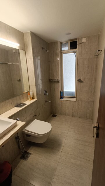 Bathroom in 3 BHK Apartment at Runwal Elegante, Andheri West – for Rent