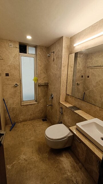 Bathroom in 3 BHK Apartment at Runwal Elegante, Andheri West – for Rent