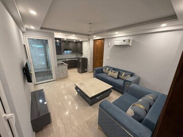 Living Room in 1 BHK Apartment at Freedom Fighters Enclave – for Rent