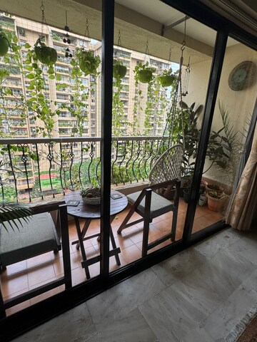 Balcony in 3 BHK Apartment at Lokhandwala Green Acres, Andheri West – for Rent