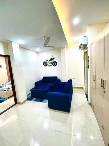 Living Room in 1 BHK Apartment at Freedom Fighters Enclave – for Rent