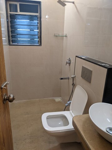 Bathroom in 3.5 BHK Apartment at  Army Welfare CHS, Nerul – for Rent