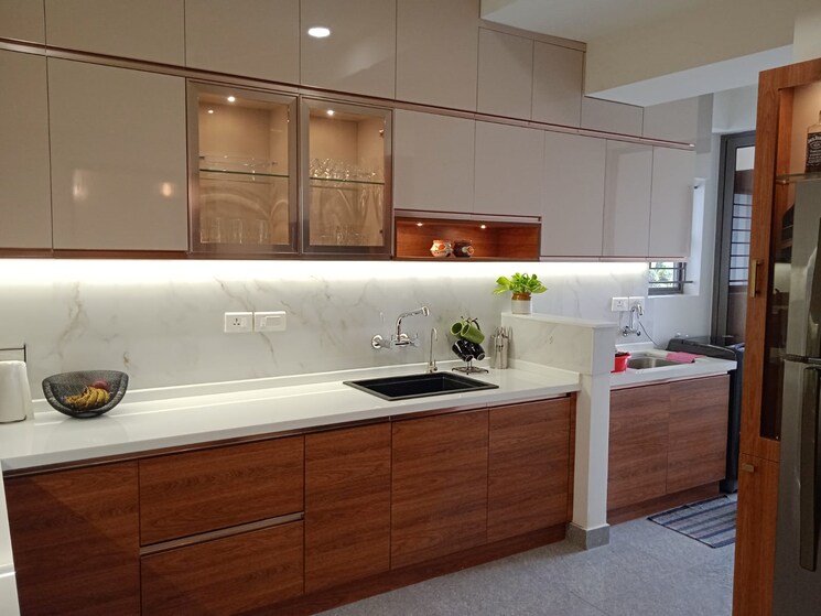 Kitchen, kadavanthara 3 Bedroom 1713 Sq.Ft. Apartment In Kadavanthara Kochi 9022698