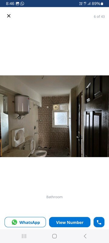 Building Lobby in 3 BHK Apartment at Unitech Harmony, Sector 50 – for Rent