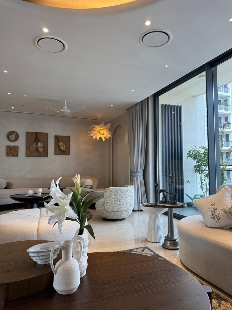 Living Room, m3m-crown 3 Bedroom 1555 Sq.Ft. Apartment In Sector 111 Gurgaon 9022743