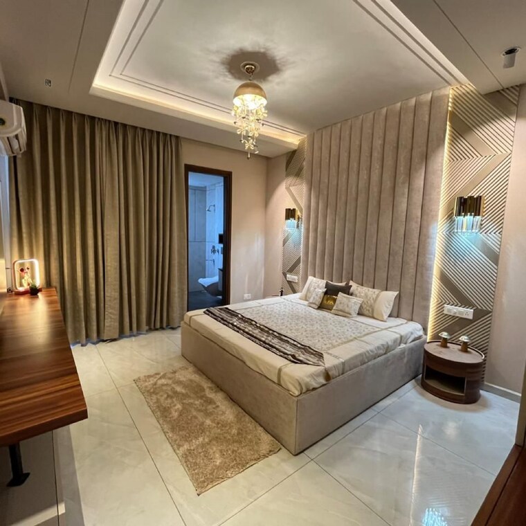 Living Room, crd-golden-castle 3 Bedroom 1800 Sq.Ft. Apartment In High Ground Zirakpur 9022817