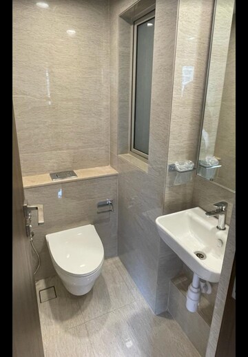 Bathroom in 2 BHK Apartment at Hiranandani Highland, Powai – for Rent