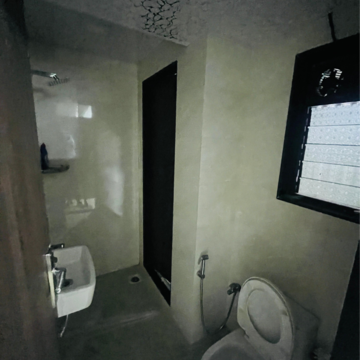 Attached Bathroom in 1 BHK Apartment at Eden Woods complex, Manpada – for Rent