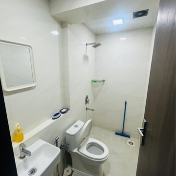 Attached Bathroom in 1 BHK Apartment at Eden Woods complex, Manpada – for Rent