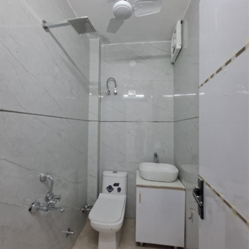Bathroom in 2 BHK Builder Floor at Malviya Nagar – for Rent