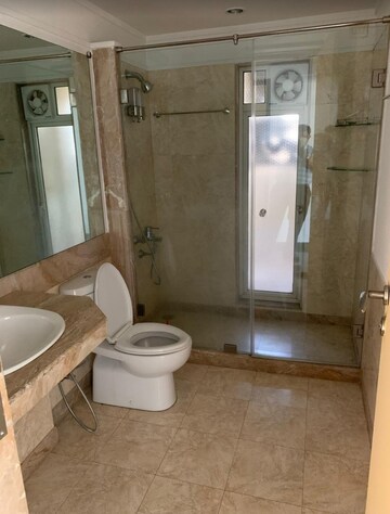 Bathroom in 3 BHK Apartment at Hiranandani Gardens Torino, Powai – for Rent
