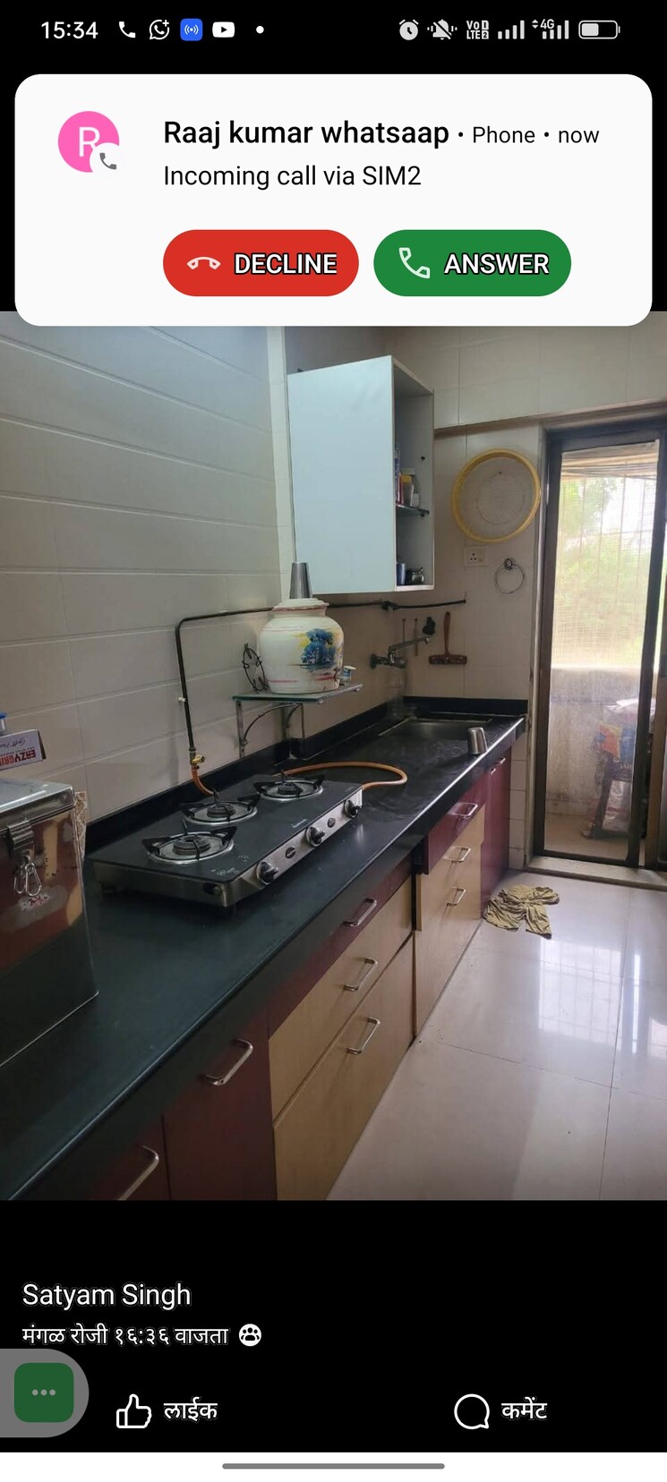 Kitchen, lake-home 2 Bedroom 875 Sq.Ft. Apartment In Powai Mumbai 9023009