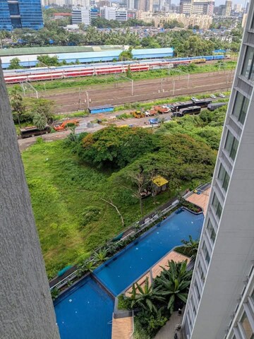 Balcony in 2 BHK Apartment at Sunteck City Avenue 4, Goregaon West – for Rent
