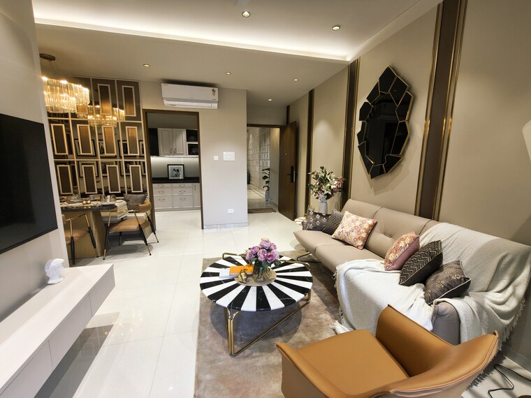 Living Room, arv-richvue 2 Bedroom 730 Sq.Ft. Apartment In Keshav Nagar Pune 9023055