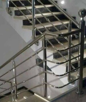 Staircase in 2 BHK Builder Floor at Vishwakarma Colony – for Sale