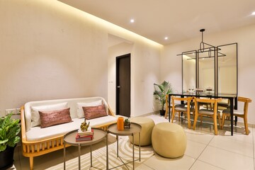 Living Room in 3 BHK Apartment at Provident Sunworth, Mysore Road – for Sale