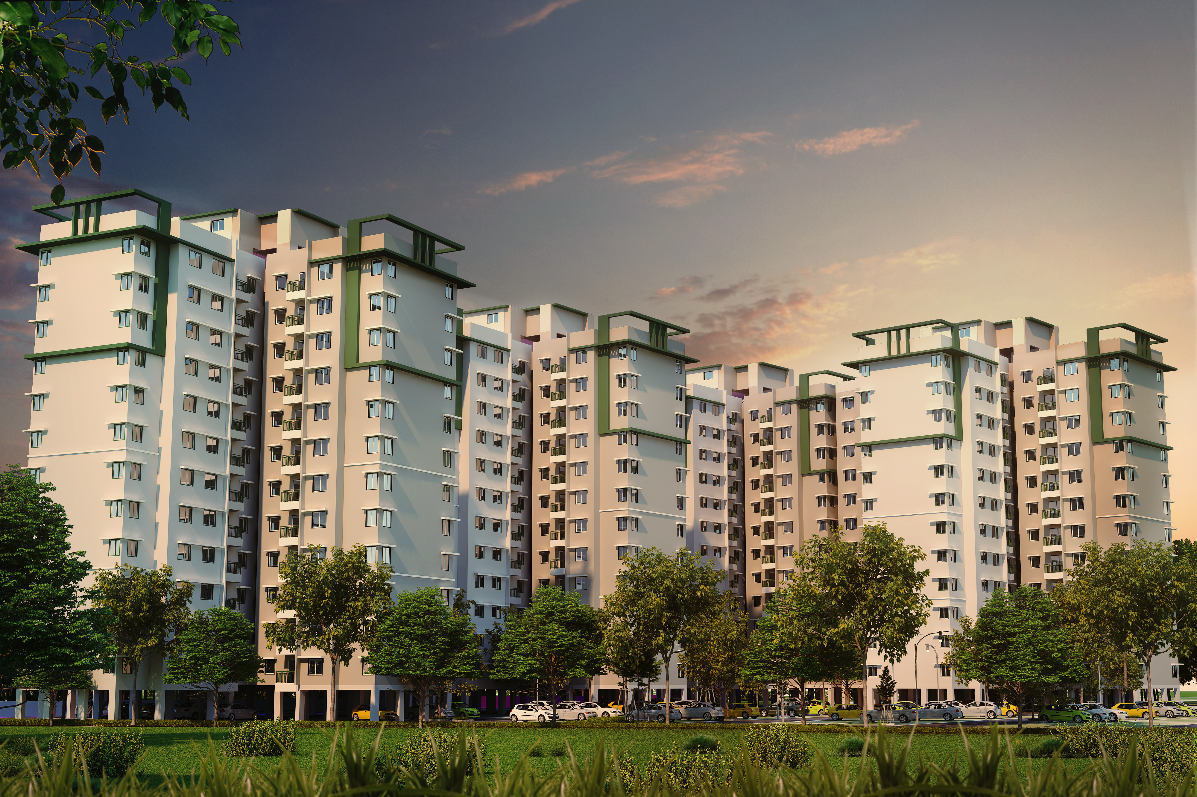 3 BHK 773 Sq.Ft. Apartment in Provident Sunworth