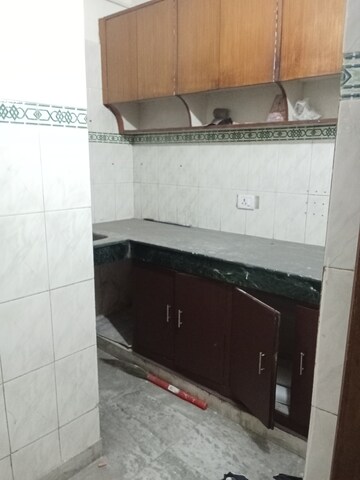 Kitchen in 2 BHK Builder Floor at Arjun Nagar – for Rent