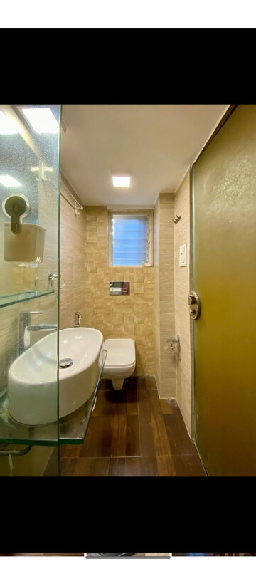 Bathroom in 2 BHK Apartment at Juhu Versova Link Road – for Rent