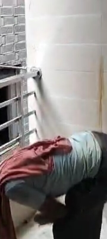 Balcony in 2 BHK Builder Floor at New Ashok Nagar – for Rent