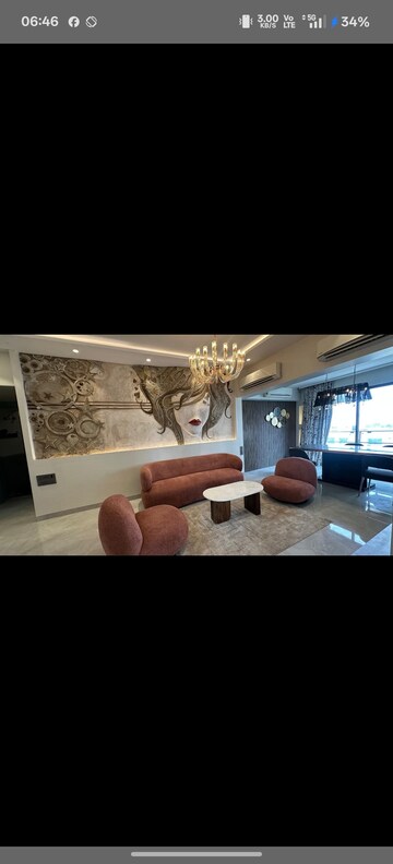 3.5 BHK Apartment For Rent in Poseidon Apartment, Andheri West