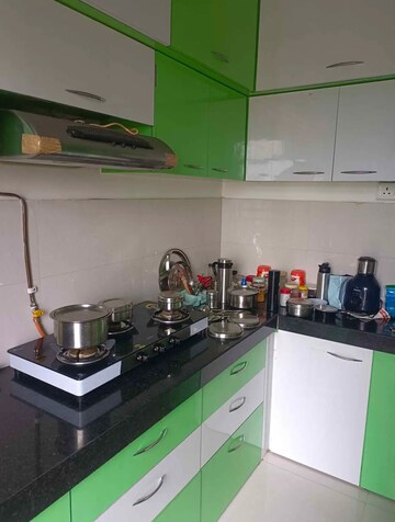 Kitchen in 2 BHK Apartment at Ashar Metro Towers, Vartak Nagar – for Rent