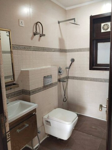 Bathroom in 3 BHK Builder Floor at Kohli One Malibu Town, Sector 47 – for Rent